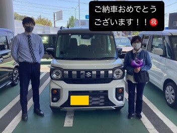 ★H様　スペーシアギアご納車です★